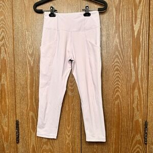 Lululemon Athletica Align High Rise Crop 21" Leggings 4 Purple Lavender Pockets